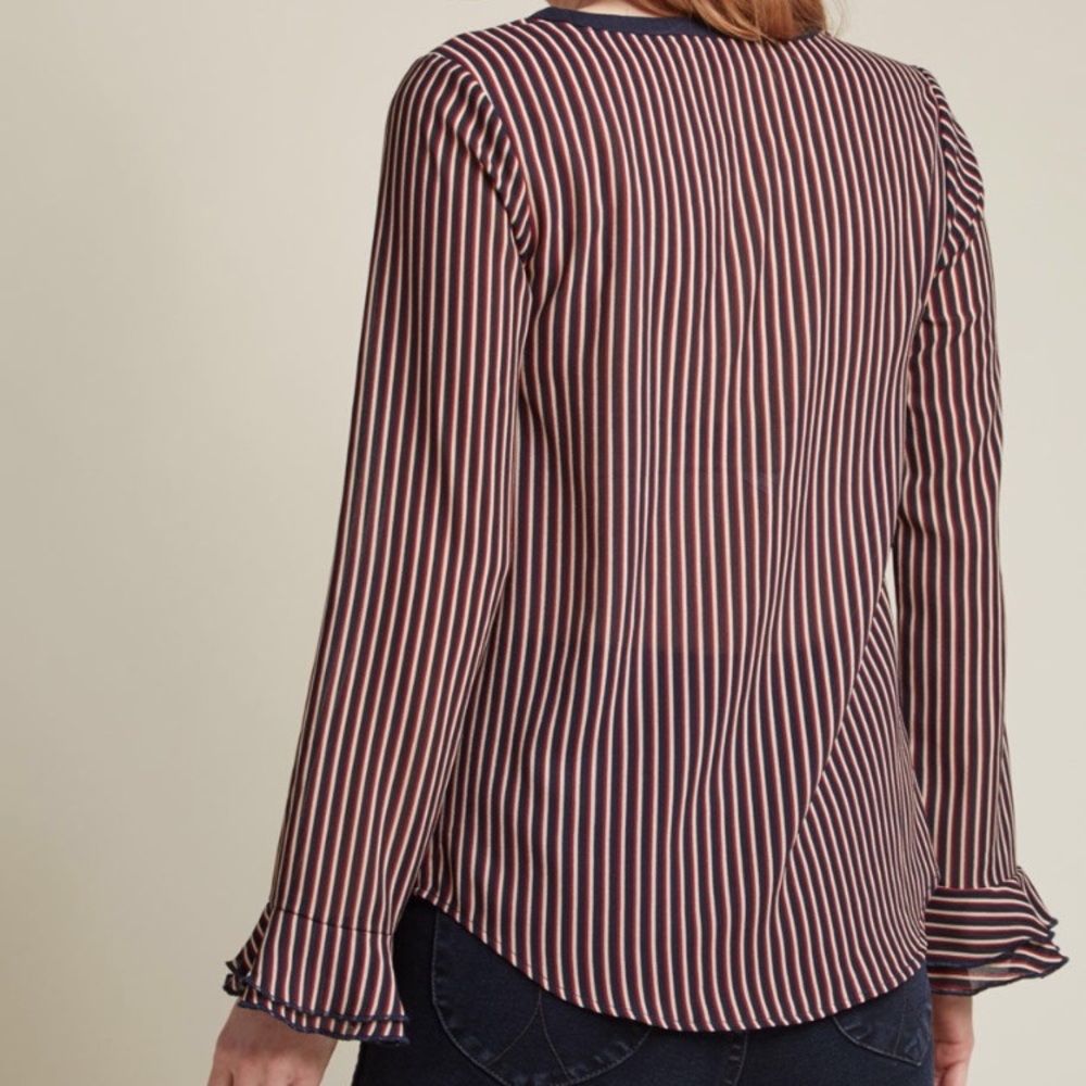 Striped ModCloth blouse - Picture 2 of 4